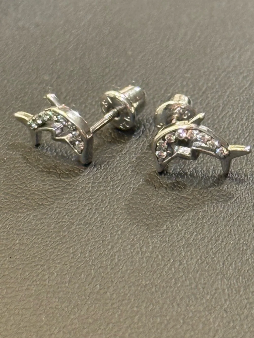 Silver Dolphin Earrings